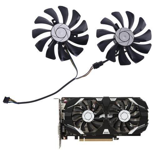 1 paire 85mm HA9010H12F-Z 4Pin Refroidisseur Ventilateur De Remplacement pour MSI GTX 1060 OC 6G GTX 960 P106-100 P106 GTX1060 GTX960 Graphique W3JD