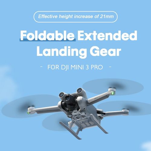 Train D'atterrissage Pliable Pour Dji Mini 3 Pro, Jambes Allongées, Accessoires Surélevées, Rehausseur, Tampon Antichute, Cadre D'entraînement, Trépied-Générique