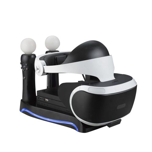 Station De Charge Multifonctionnelle 4 En 1 Pour Sony Playstation Ps4 Vr, Support De Base Multifonctionnel Pour Ps3 Move Ps4, Chargeur De Console