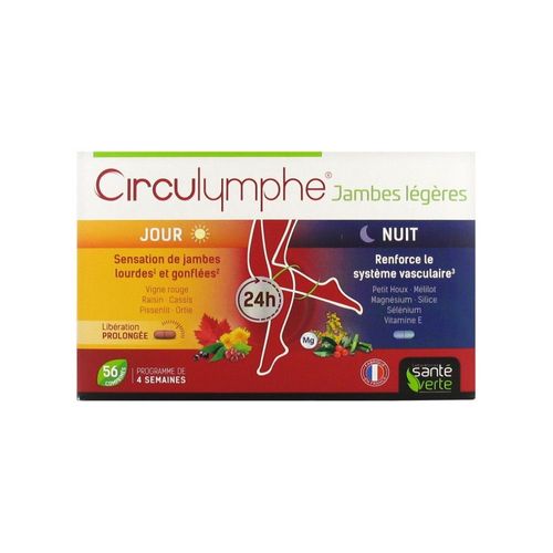 Santé Verte Circulymphe Jour Et Nuit 56 Comprimés 