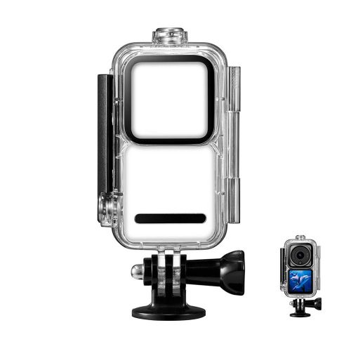Boîtier De Caméra D'action Pour Dji Action 2, Accessoires, Couverture Sous-Marine, 60m, Boîtier Étanche Pour Plongée, Film Trempé-Générique