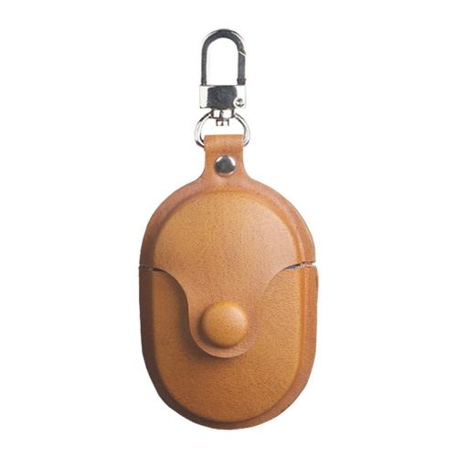 Étui Airpods 2 en cuir, housse de protection de la peau, Anti-poussière, Anti-perte, pochette pour écouteurs sans fil, nouveauté