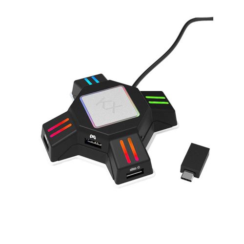 Convertisseur De Manette De Jeu Pour Ps4, Adaptateur De Clavier Et Souris Pour Switch/Xbox/Ps3/4, Poignée De Jeu Avec Bouton Personnalisé