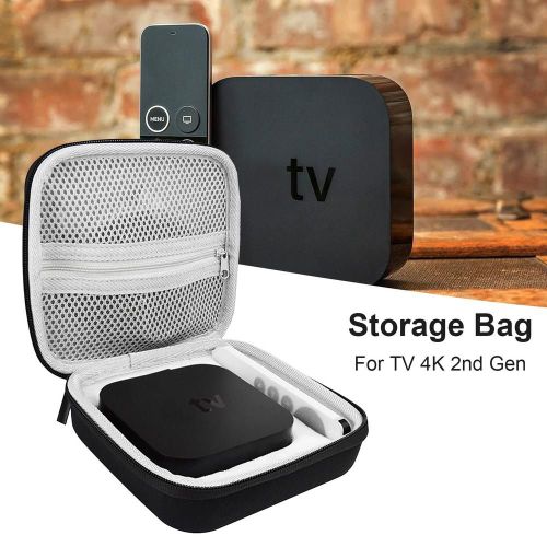 Sac de transport pour Apple TV 4K 2e génération, sacoche de Protection pour boîtier TV, fourre-tout pour accessoires Apple TV