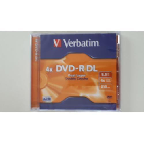 Verbatim - DVD - R DL - 8.5 Go - 4x - AZO - Boitier CD