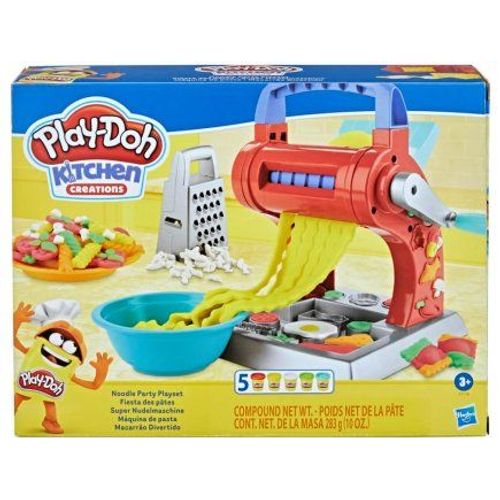 Kit Play Doh Machine A Fabrique Les Pâtes Et 5 Pots Pate A Modeler - Set Creatif Enfant Et Carte