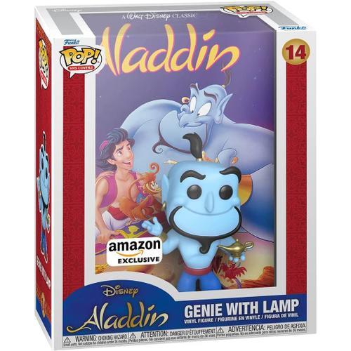 Figurine Funko Pop - Aladdin [Disney] N°14 - Génie Avec Lampe - Vhs Cover (63273)