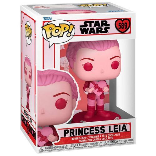 Star Wars Valentines - Figurine Pop! Leia 9 Cm