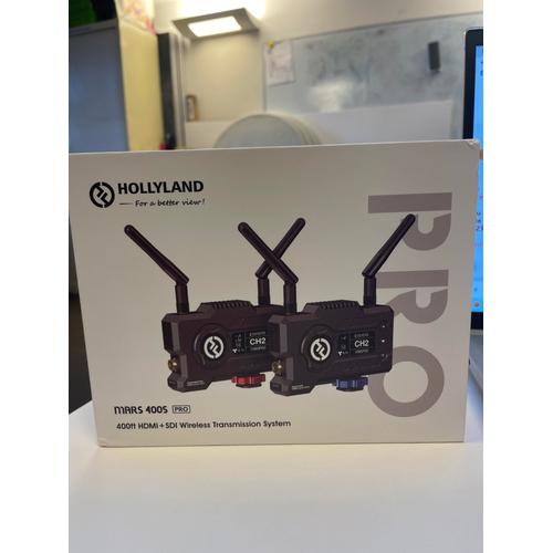 Hollyland Mars 400S Pro Système de Transmission Vidéo sans Fil Émetteur & Récepteur HDMI SDI 1080P Latence 0.08s Portée 400ft 8 Canaux Surveillance 4 APP