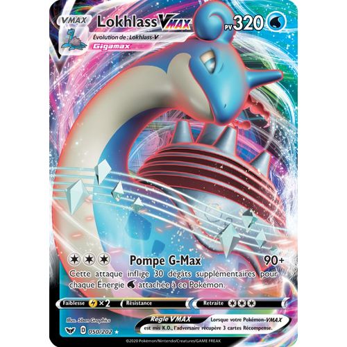 Pokémon - Lokhlass Vmax - 50/202 Set Épée Et Bouclier Fr