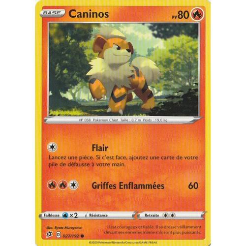 Carte Pokémon - Caninos - 27/192 - Clash Des Rebelles