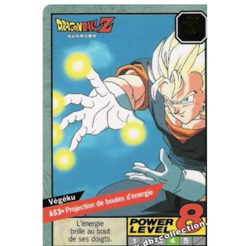 Carte Dragon Ball 653 Fr Grand Combat Végéku Power Level 8 Part 5