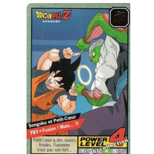 Carte Dragonball 701 Fr Carddassle Grand Combat Power Level 4 Fusion Part 6