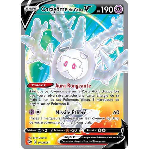 Pokémon - Corayôme De Galar V - 071/073 Set La Voie Du Maître Fr