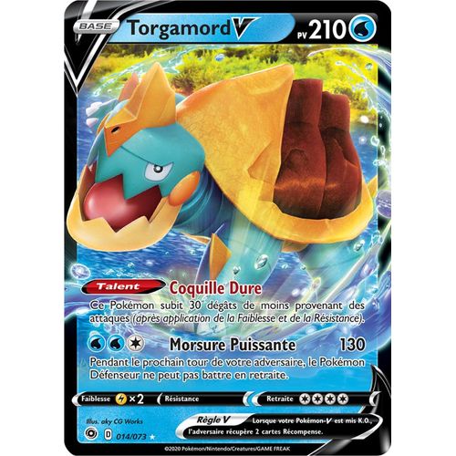 Pokémon - Torgamord V - 014/073 Set La Voie Du Maître Fr