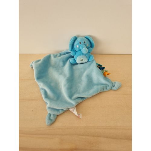 Doudou Éléphant Bleu Nicotoy