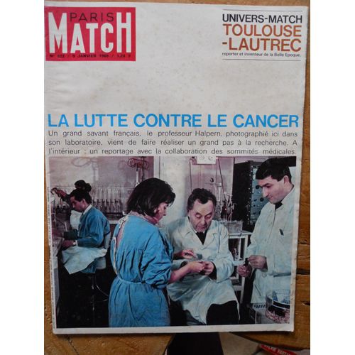 Paris Match N° 822 Du 9 Janvier 1965 Spécial Toulouse-Lautrec