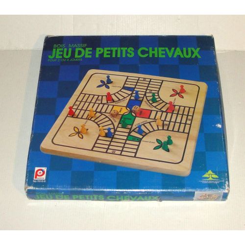 Jeu De Petits Chevaux En Bois Pintoy