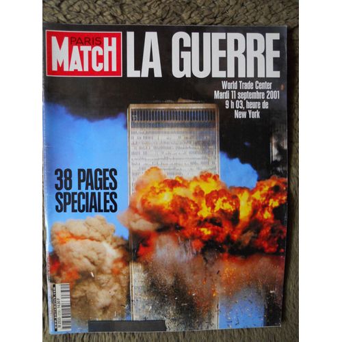 Paris Match N° 2730 Du 20 Septembre 2001