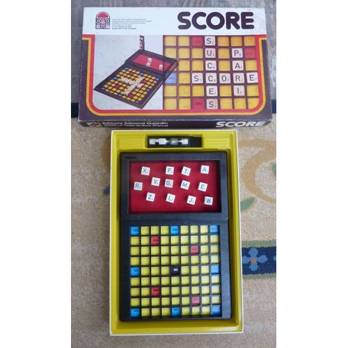Score, Édition Edmond Dujardin, Jeu De Mots Croisés, Style Scrabble