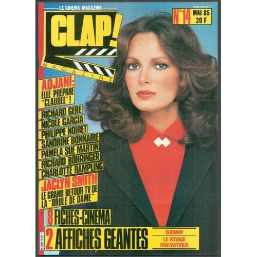 Clap Magazine 14 1985 Jaclyn Smith/Adjani/Christiane Jean/Rampling/Bohringer/Florence Guerin/Catherine Leprince