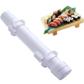 Sushi Maker Appareil A Sushi,A Sushi Machine Sushi Bazooka Et Maki Idée Cadeau Convient À Débutant(Blanc)