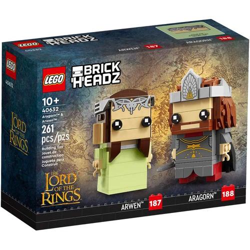 Lego Brickheadz - Aragorn Et Arwen (Seigneur Des Anneaux) - 40632