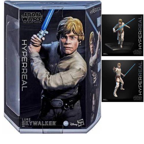 Figurine Star Wars - Luke Skywalker Collector - Theblackseries Hyperreal -20 Cm Articulée Hasbro - Disney + - 