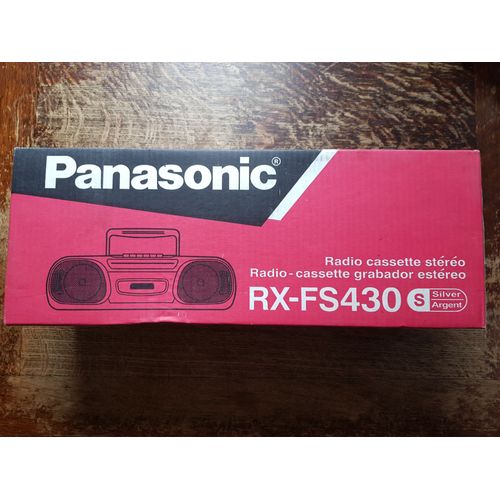 panasonic radio cassette stéréo RX-FS430