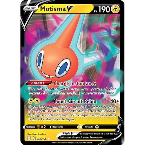 Pokémon - Motisma V - 058/196 Set Origine Perdue Fr