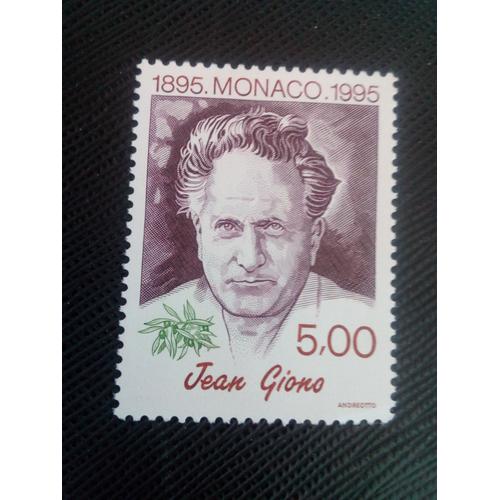 Timbre Monaco Y T 1986 Jean Giono, Centenaire De La Naissance 1995 ( 010207)