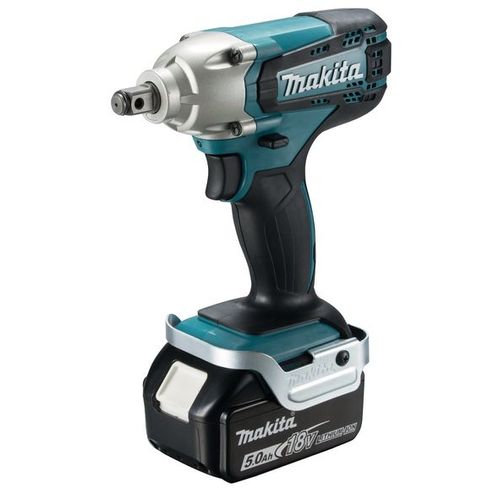 MAKITA Boulonneuse a chocs + 2 batteries 18V 5Ah Li-Ion + Coffret Makpac DTW190RTJ