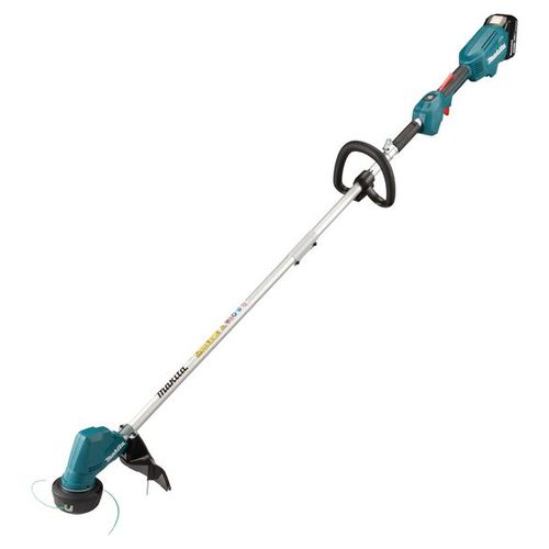 Taille-herbe sur accu LXT 18V 300mm poignée "D", arbre en deux pièces à monter avec boulon + 1x BL1850 + DC18SD. - DUR192LST