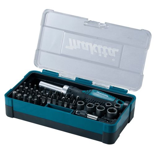 COFFRET DE VISSAGE-BOULONNAGE 47 PIECES+TOURNEVIS ET CLIQUET