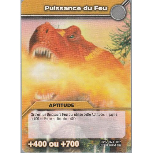 Carte Dinosaur King - Puissance De Feu - Dkss-023/032 -