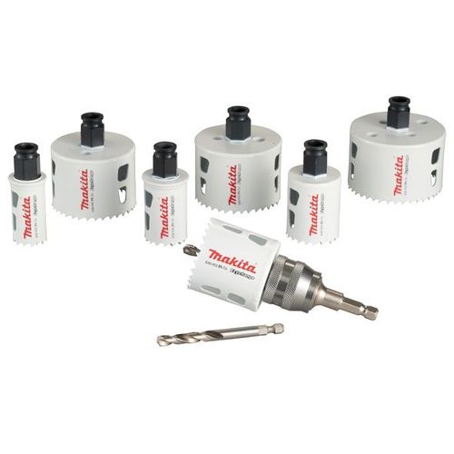 Coffret 7 Scies Cloches Makita E-12295 Bi-métal Ezychange