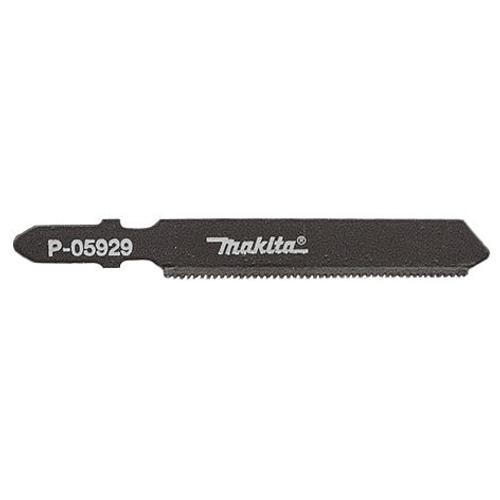 Lames longue durée de vie pour métaux/Qté:5 / Epais.metal:1 à 3 mm / Epais.inox:1 à 3 mm / Long. utile:50 mm / Type:HM / Dent/pouce:23 Makita P-05929