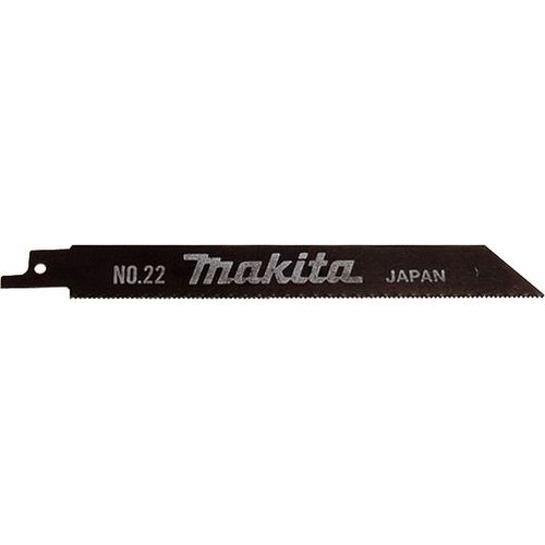 Lames de scie sabre HSS MAKITA - matériaux durs - longueur utile 143 mm - 18 dents par pouce - carte de 5 pièces - 792147-1