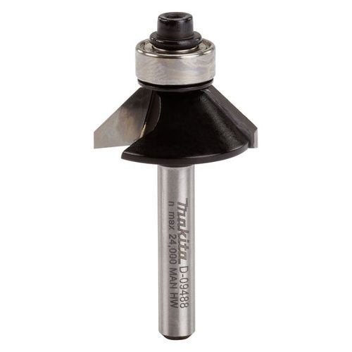 Makita Fraises à chanfreiner à roulement 2 taillants 6mm - D-09488