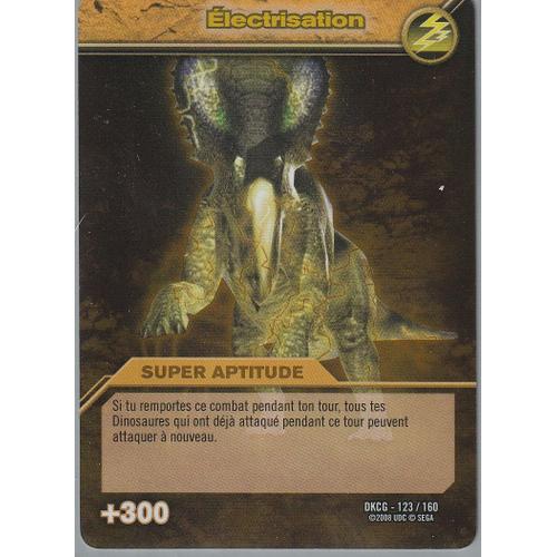 Carte Dinosaur King - Electrisation - Dkcg-123/160 - Foil -