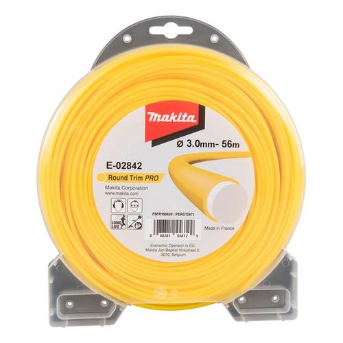 Fil rond Round Trim Pro MAKITA 3 mm x 56 m - E-02842
