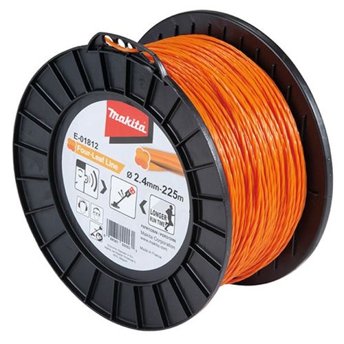 Makita Fil de coupe Four Leaf 2,4 mm, 225 m - E-01812