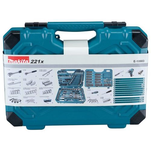 Makita Coffret d'outils, 221 pièces - E-10883