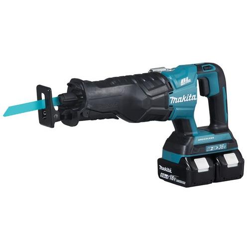 Makita - Scie récipro à batterie 36 V (2 x 18 V) Li-Ion 5 Ah course 32mm - DJR360PT2