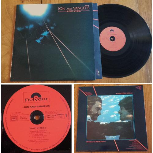 Lp 33t Album Vinyle 12" Jon Anderson & Vangelis «Short Stories» France 1980