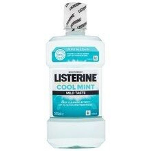 Listerine - Cool Mint Mild Taste Mouthwash - Ústní Voda Bez Alkoholu Pro Sv¿?í Dech A Ochranu P¿Ed Zubním Plakem 500ml 