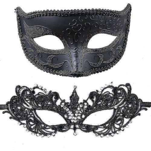 Masque De Mascarade Pour Couples Masque Vénitien Mardi Gras Masque De Dentelle Masque De Mascarade