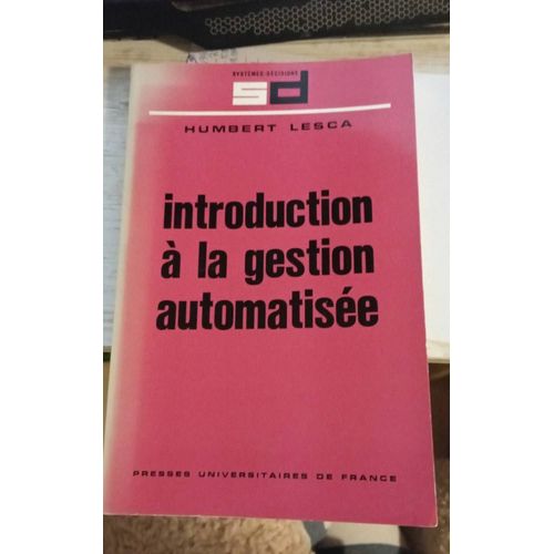 Introduction A La Gestion Automatisée Humbert Lesca