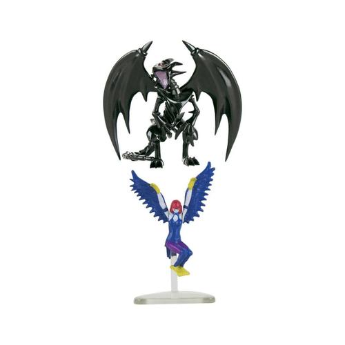 Yu-Gi-Oh - ! - Pack 2 Figurines Red-Eyes Black Dragon & Harpie Lady 10 Cm