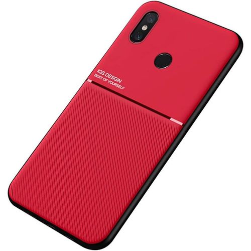 Coque Housse Etui Plaque De Metal Integree Pour Xiaomi Redmi Note 5/Note 5 Pro - Rouge